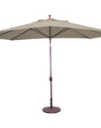 8x11' Oval Deluxe Auto Tilt Umbrella