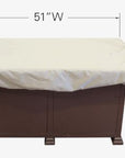 50x30 Rectangle Fire Pit/Table/Ottoman Cover CP933