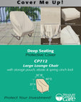 Large Lounge Chair Cover CP712