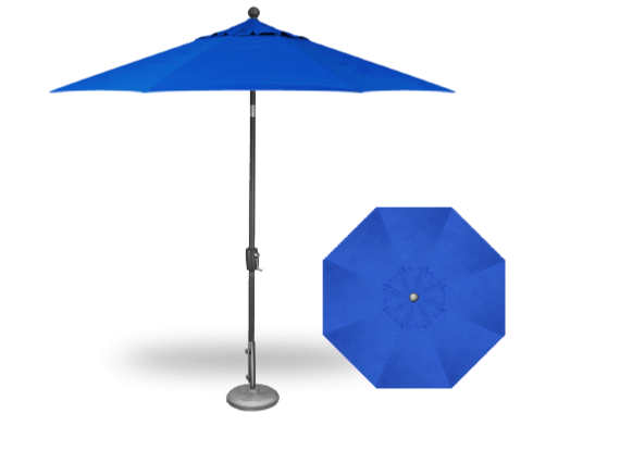 9' Push Button Tilt Umbrella