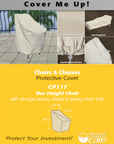 Bar Height Chair Cover CP117