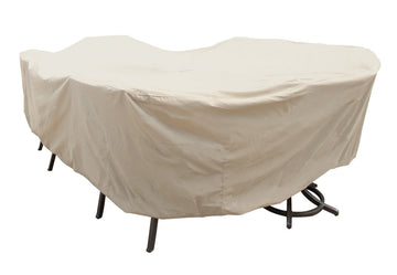 Large Oval/Rectangle Table & Chairs Cover CP699
