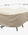 Large Oval/Rectangle Table & Chairs Cover CP699
